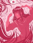  arms_up berserk casca color_guide limited_palette long_hair open_mouth pink sasha_gladysh solo 