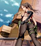  ass bikini kei_(pixiv) metal_gear_solid_v:_the_phantom_pain pantyhose quiet_(metal_gear_solid) swimsuits underboob 