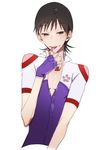  black_hair cum cum_in_mouth cum_on_body facial licking looking_at_viewer naughty_face smile solo tongue yaoi yowamushi_pedal 