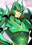  armor beard blonde_hair facial_hair helmet horns katori_(katokichi) male_focus saint_seiya saint_seiya:_soul_of_gold solo tanngrisnir_heracles 