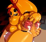  anus breasts cum cum_in_ass cum_in_pussy cumdrip five_nights_at_freddy&#039;s five_nights_at_freddy's furry large_breasts looking_at_viewer nezunezu pussy robot robot_girl toy_chica 