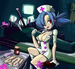  breasts knife skullgirls solo valentine_(skullgirls) 