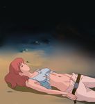  eyes_closed kaze_no_tani_no_nausicaa lying nausicaa red_hair unconscious 