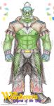  green_skin hair humanoid hyperion male muscular muscular_male nipples orc white_hair 