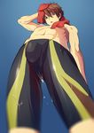  bulge high_speed! kirishima_natsuya male_focus memeo_(candy_house) swim_trunks swimsuit 