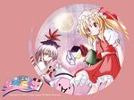  flandre_scarlet kamishirasawa_keine merlin_prismriver merpo moedan moetan touhou 