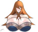  1girl breasts cleavage gigantic_breasts naruto terumi_mei zetarok 