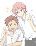  high_speed! male_focus multiple_boys shigino_kisumi shiina_asahi v 