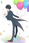  balloon high_speed! looking_at_viewer male_focus nanase_haruka_(free!) solo tuxedo yagi 