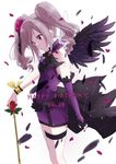  bad_id bad_pixiv_id dress drill_hair gothic_lolita happy_birthday idolmaster idolmaster_cinderella_girls kanzaki_ranko lolita_fashion long_hair mirin_(youton_jou) red_eyes rosenburg_engel silver_hair solo twin_drills twintails wings 