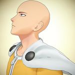  3d bad_id bad_pixiv_id bald cape commentary_request male_focus mikumikudance one-punch_man profile saitama_(one-punch_man) solo umihara_(dasaider) upper_body 