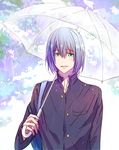  gakuran high_speed! male_focus serizawa_nao umbrella 