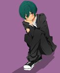  1boy blush chucks gakuran high_speed! kirishima_ikuya male_focus matsurinnu 