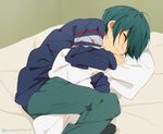 1boy blush high_speed! kirishima_ikuya male_focus matsurinnu sleeping 