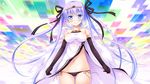  angel blue_eyes blush character_request female game_cg looking_at_viewer megami_urushe nanase_meruchi purple_hair smile solo unlucky_re:birth/reverse windmill_(company) wings 