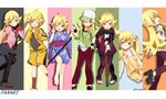  araragi_karen araragi_tsukihi bakemonogatari gaen_izuko kagenui_yozuru monogatari_(series) numachi_rouka oshino_ougi oshino_shinobu sodachi_oikura 