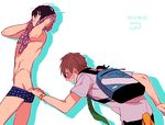  2boys blush free! joy-pix male_focus multiple_boys nanase_haruka_(free!) tachibana_makoto topless 