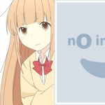  brown_eyes brown_hair long_hair miyano_(tanakeda) mugen_ouka no_image peeking_out pixiv school_uniform solo tanaka-kun_wa_itsumo_kedaruge vector_trace 