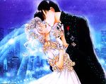 chiba_mamoru kiss sailor_moon serenity tsukino_usagi wedding 