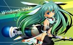  artist_request blue_eyes chiivistan green_hair long_hair os-tan solo thighhighs twintails vista-tan wallpaper 