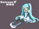  aqua_hair hatsune_miku highres kanikama long_hair solo thighhighs twintails very_long_hair vocaloid wallpaper 