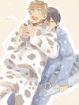  2boys free! male_focus multiple_boys nanase_haruka_(free!) pajamas tachibana_makoto zukki_(suzukio) 