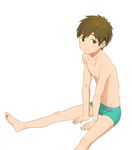  1boy free! high_speed! male_focus swim_trunks tachibana_makoto topless younger 