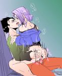  anal ass ass_grab bara dragon_ball erection kiss male_focus multiple_boys muscle penis sex yaoi 