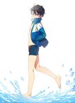  1boy high_speed! male_focus nanase_haruka_(free!) swim_trunks 