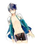  1boy high_speed! male_focus nanase_haruka_(free!) swim_trunks 