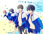  4boys high_speed! kirishima_ikuya male_focus multiple_boys nanase_haruka_(free!) shiina_asahi tachibana_makoto 