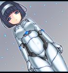  android black_hair blue_eyes hairband kurogane_daichi original robot robot_joints solo 