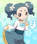  blush blush_stickers human looking_at_viewer netaballerina nollety shiny_hair solo twintails youkai_watch 