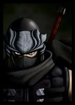  dead_or_alive green_eyes looking_at_viewer male male_focus mask night ninja ninja_gaiden ryu_hayabusa weapon 