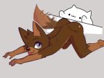  :3 animated anthro ass_up blep bongo_cat brown_fur canine cat feline fox fur looking_at_viewer mammal meme ricky(ricky945) ricky945 spanking tailwag tongue tongue_out 