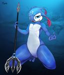  2016 anthro blue_eyes cute fizz_(lol) league_of_legends male shota solo sorang underwater video_games water young 