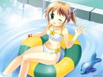  asagiri_mai augustic_pieces bikini swimsuit water yoake_mae_yori_ruri_iro_na 