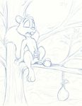  anthro bahlam_(artist) ball_stretcher ball_stretching balls cum hi_res male mammal masturbation monochrome penile_masturbation penis rodent rope sketch solo squirrel stretching tagme tree 