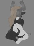  absurd_res butt female grey_background hi_res humanoid legendofzelda midna nintendo not_furry nude oddchurch rear_view simple_background solo the_legend_of_zelda twilight_princess video_games 