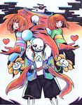  &lt;3 aftertale ambiguous_gender animated_skeleton bone chara_(undertale) clothed clothing comic flowey_the_flower geno_sans_(aftertale) glitch gloves human loverofpiggies male mammal not_furry papyrus_(undertale) protagonist_(undertale) sans_(undertale) scarf skeleton text undead undertale video_games 