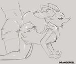 2016 anthro anthrofied braixen duo female human human_on_anthro interspecies male male/female mammal nintendo open_mouth orange-peel pok&eacute;mon pok&eacute;morph pok&eacute;philia sex solo_focus tongue tongue_out video_games 