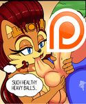  alicia_acorn breasts censored comic dialogue dreamcastzx1 english_text female hedgehog hi_res mammal patreon sonic_(series) sonic_the_hedgehog text thought_bubble 