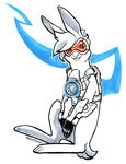  alienfirst alternate_species buckteeth eyelashes eyewear female goggles hair lagomorph mammal overwatch rabbit semi-anthro smile solo teeth tracer_(overwatch) 