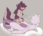  anthro argon_vile balls_touching barbed_penis cum cum_drip cum_on_face cum_on_own_face cum_on_self cumshot cute_fangs dripping duo erection eyes_closed flat_colors frottage handjob handpaw hi_res humanoid_penis legendary_pok&eacute;mon lying male male/male mammal masturbation mewtwo mustelid nintendo on_back on_top on_top_of open_mouth orgasm orgasm_face partially_retracted_foreskin paws penile_masturbation penis pok&eacute;mon reclining scalie scrunchy_face sex size_difference skuntank spread_legs spreading tapering_penis uncut video_games 