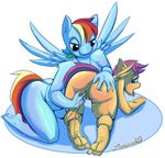  2016 all_fours anthro anthrofied anus ass_up butt butt_grab dock duo equine feathered_wings feathers female female/female fingering friendship_is_magic hair hand_on_butt inner_ear_fluff kneeling looking_back mammal messy multicolored_hair my_little_pony orgasm pegasus penetration purple_eyes purple_hair pussy pussy_ejaculation pussy_juice rainbow_dash_(mlp) rainbow_hair rear_view scootaloo_(mlp) simple_background smile tigerfestivals tongue tongue_out vaginal vaginal_fingering vaginal_penetration wing_boner wings young 