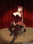  3d_(artwork) anthro big_breasts breasts cabaret canine carbiid3 collar colleen collie digital_media_(artwork) dog female mammal road_rovers rough_collie solo 