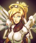  blonde_hair iahfy mercy_(overwatch) overwatch solo 