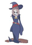  dress hair_over_one_eye hat little_witch_academia sucy_manbabalan witch witch_hat 