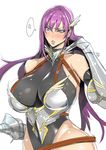  breasts fei_(maidoll) huge_breasts original purple_hair 