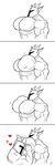  &lt;3 armor biceps big_muscles blush clothed clothing dragon helmet lagomorph male male/male mammal muscular pecs rabbit rg01_(undertale) rg02_(undertale) scalie topless undertale video_games 